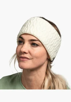 MEN SCHÖFFEL <Warm, lightweight knitted headband weiß