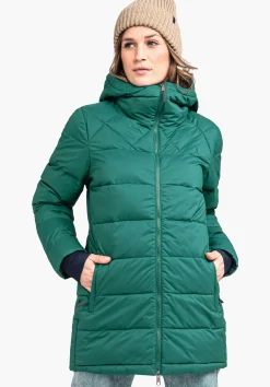 WOMEN SCHÖFFEL Travel/Leisure|Parka / Coat<Warm parka with recycled padding red