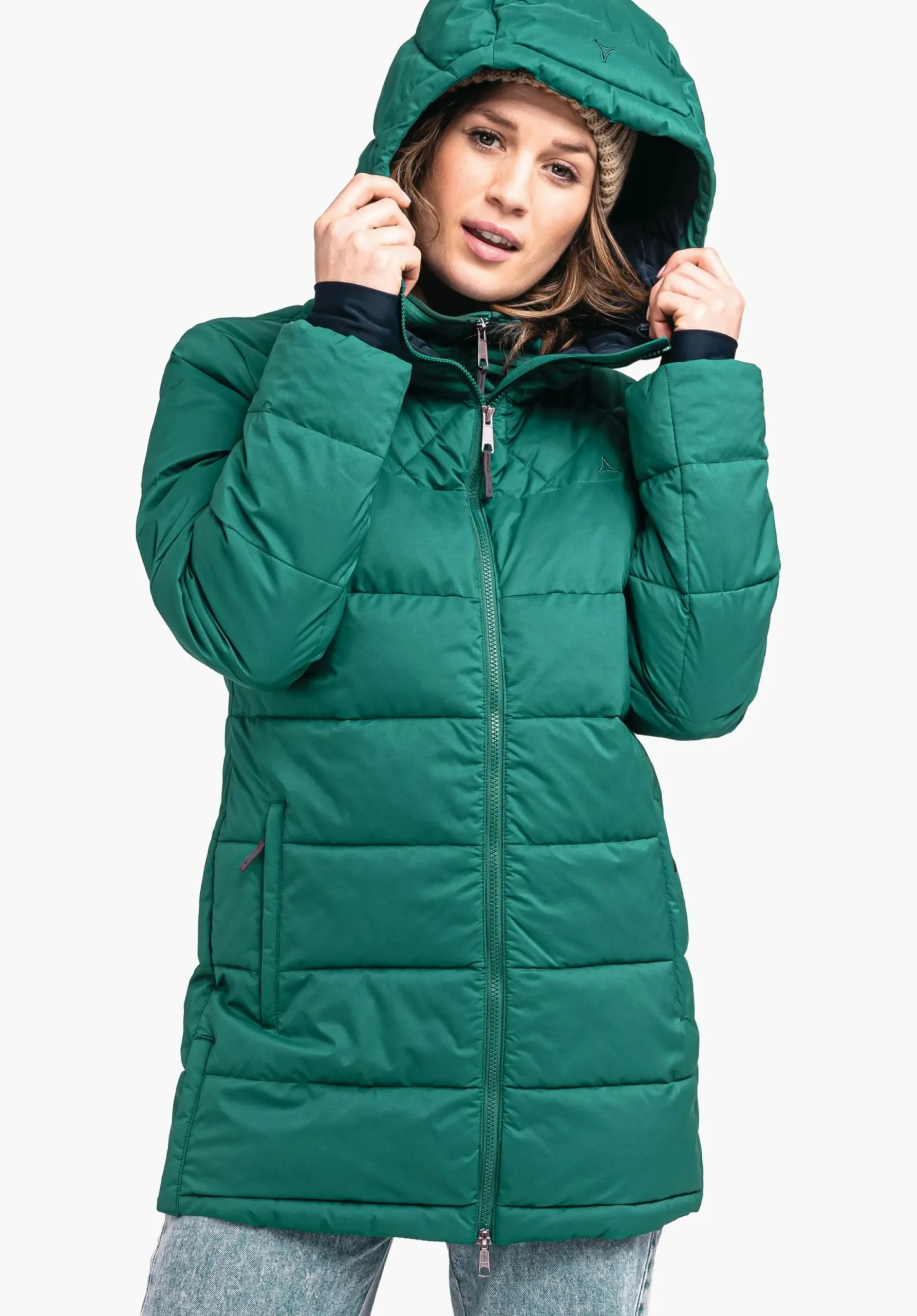 WOMEN SCHÖFFEL Travel/Leisure|Parka / Coat<Warm parka with recycled padding red