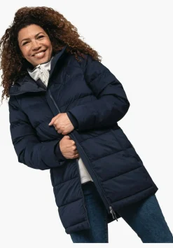 WOMEN SCHÖFFEL Travel/Leisure|Parka / Coat<Warm parka with recycled padding red