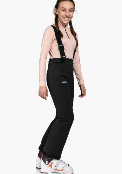 CHILDREN SCHÖFFEL Ski<Warm ski pants with stretchy braces red