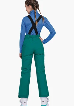 CHILDREN SCHÖFFEL Ski<Warm ski pants with stretchy braces red