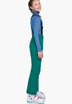 CHILDREN SCHÖFFEL Ski<Warm ski pants with stretchy braces red