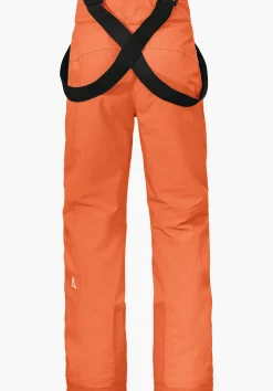 CHILDREN SCHÖFFEL Ski<Warm ski pants with stretchy braces red