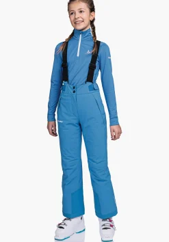 CHILDREN SCHÖFFEL Ski<Warm ski pants with stretchy braces red
