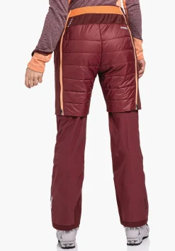 WOMEN SCHÖFFEL Ski Tour|Mountaineering|Pants Short<Warming and elastic insulation shorts red