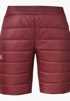WOMEN SCHÖFFEL Ski Tour|Mountaineering|Pants Short<Warming and elastic insulation shorts red