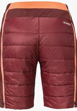 WOMEN SCHÖFFEL Ski Tour|Mountaineering|Pants Short<Warming and elastic insulation shorts red