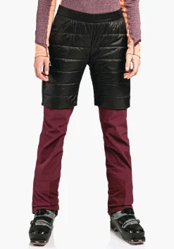 WOMEN SCHÖFFEL Ski Tour|Mountaineering|Pants Short<Warming and elastic insulation shorts red