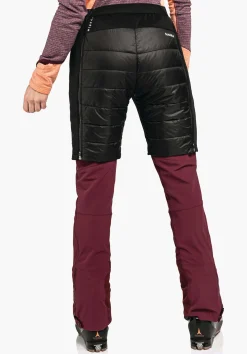 WOMEN SCHÖFFEL Ski Tour|Mountaineering|Pants Short<Warming and elastic insulation shorts red