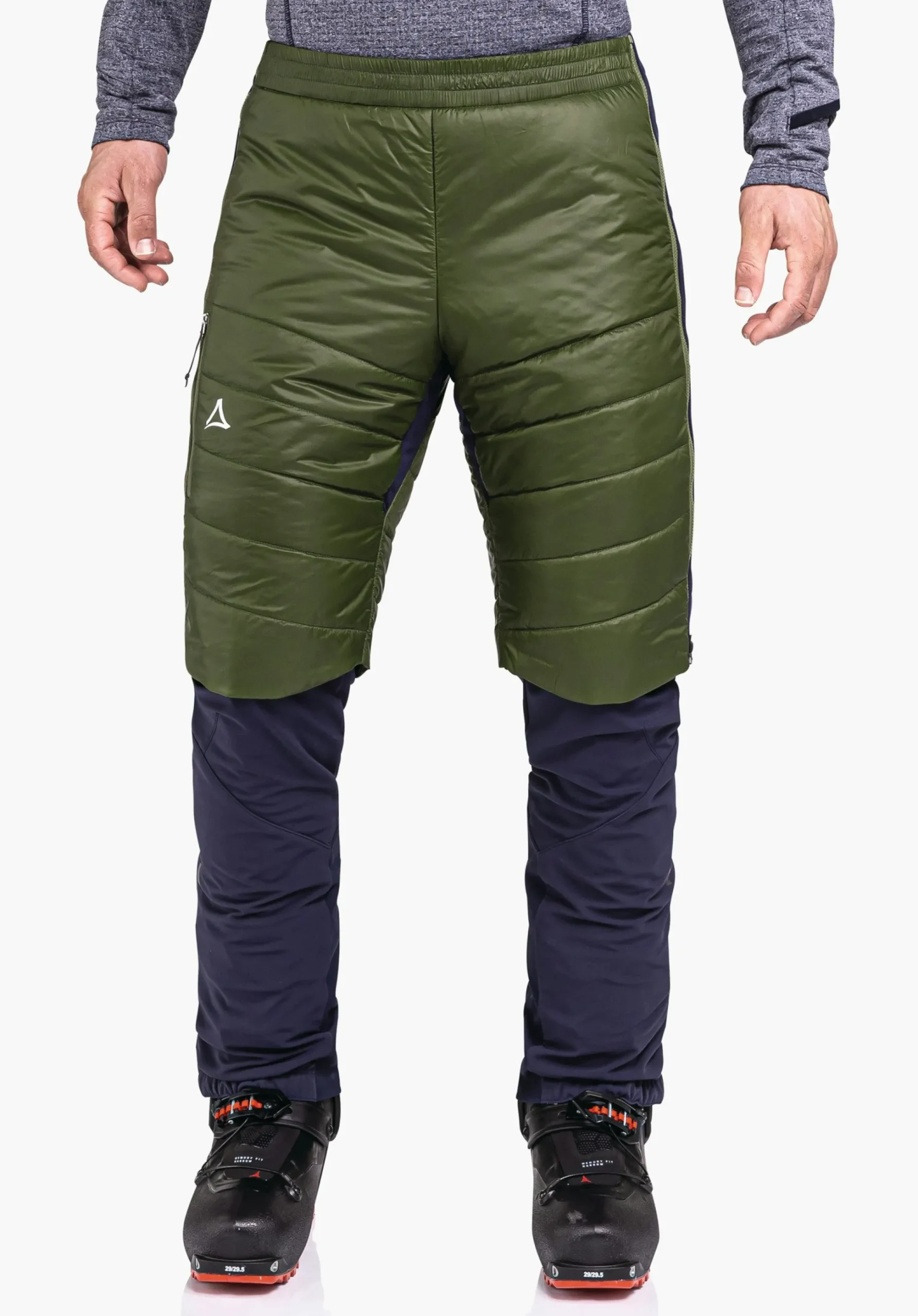 MEN SCHÖFFEL Ski Tour|Mountaineering|Pants Short<Warming and elastic insulation shorts green