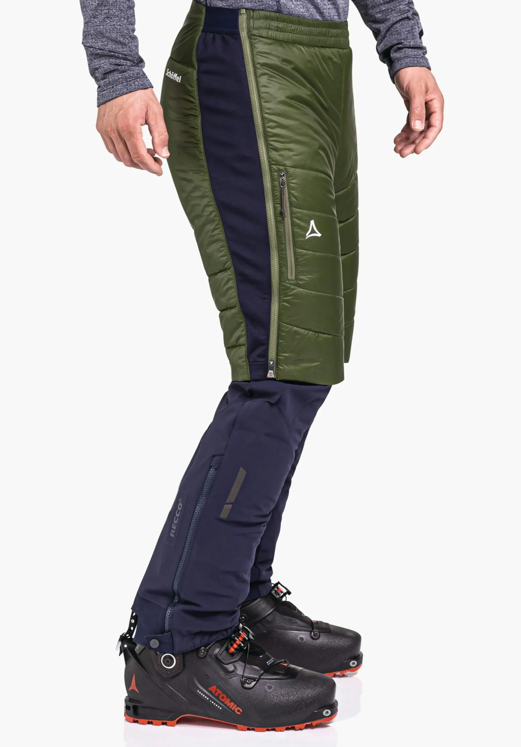 MEN SCHÖFFEL Ski Tour|Mountaineering|Pants Short<Warming and elastic insulation shorts green