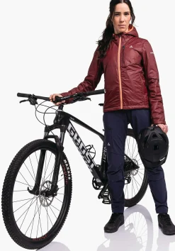 WOMEN SCHÖFFEL Bike<Warming and lightweight MTB jacket red