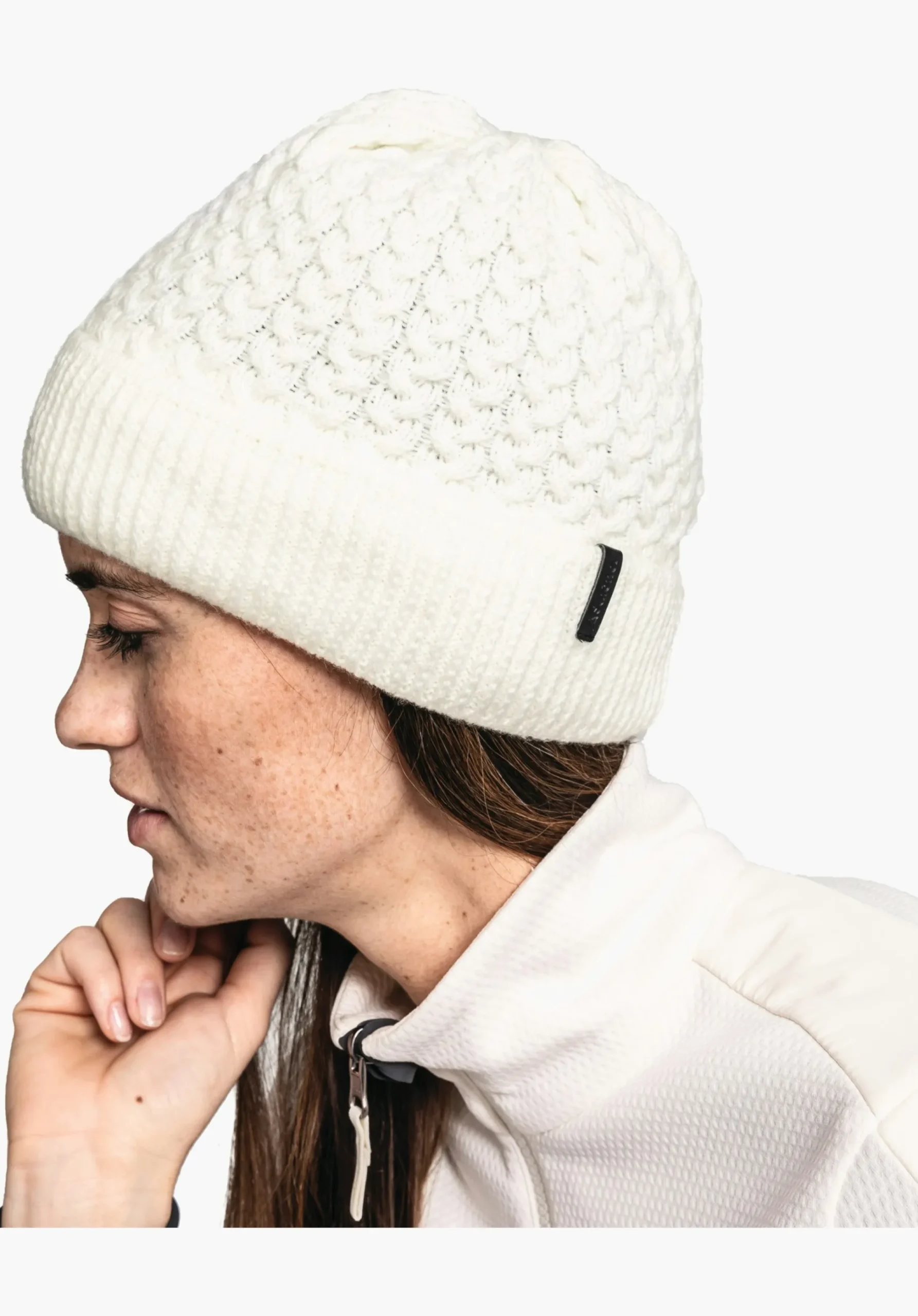 MEN SCHÖFFEL Travel/Leisure<Warming knitted hat weiß