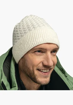 MEN SCHÖFFEL Travel/Leisure<Warming knitted hat white