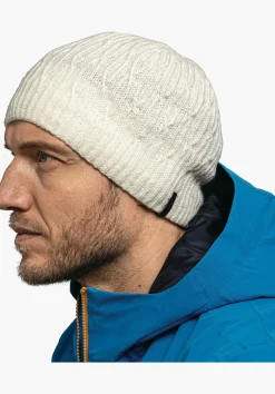 MEN|WOMEN SCHÖFFEL <Warming knitted hat for hiking white