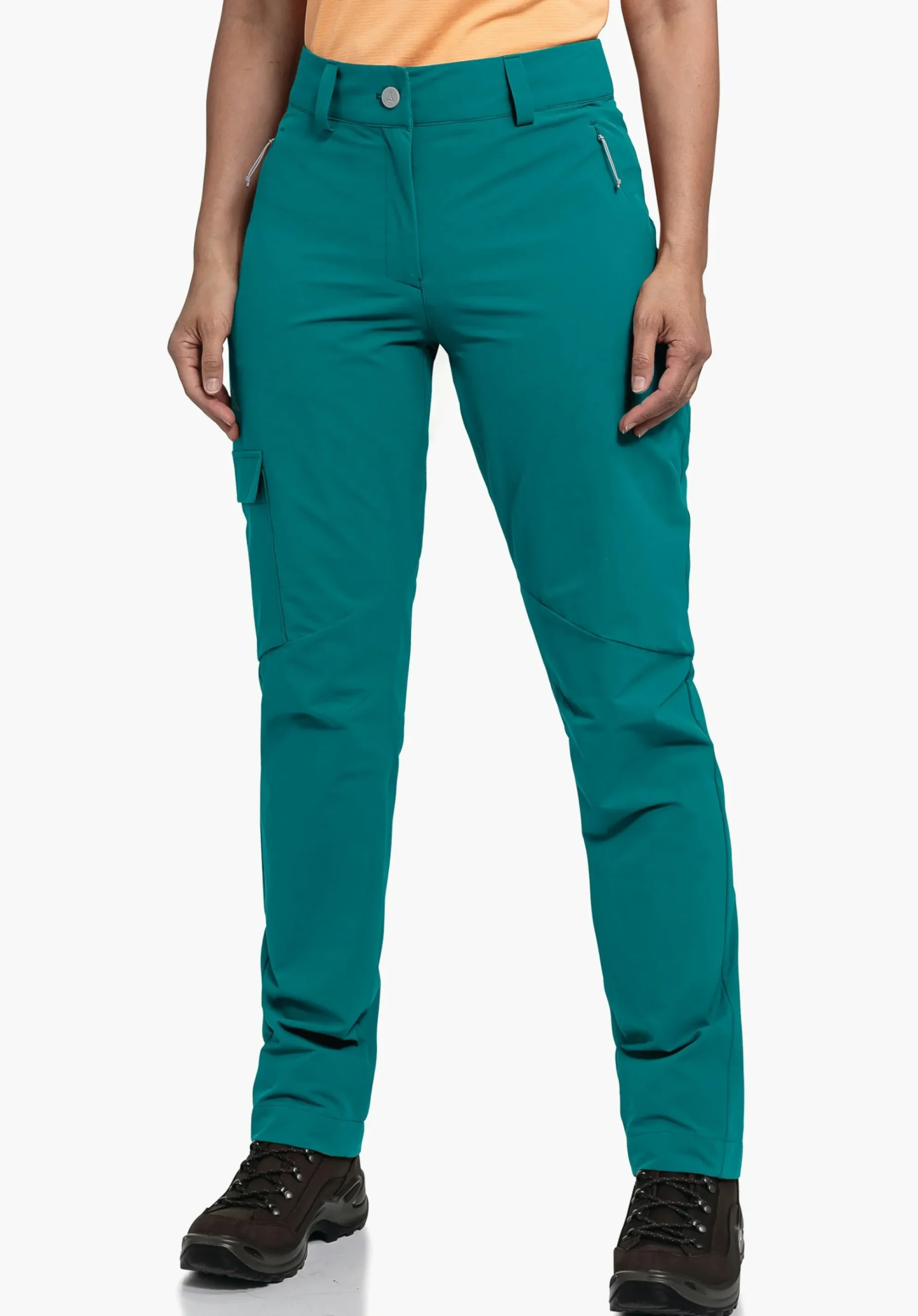WOMEN SCHÖFFEL Pants Long<Water repellent hiking pants rot
