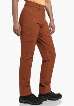 WOMEN SCHÖFFEL Pants Long<Water repellent hiking pants rot