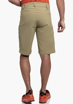 MEN SCHÖFFEL Pants Short<Water repellent hiking shorts grün