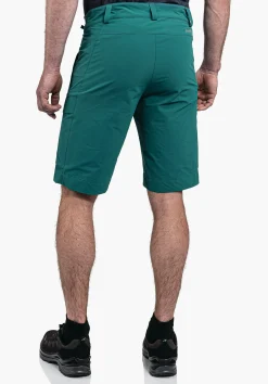 MEN SCHÖFFEL Pants Short<Water repellent hiking shorts grün