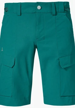 MEN SCHÖFFEL Pants Short<Water repellent hiking shorts grün