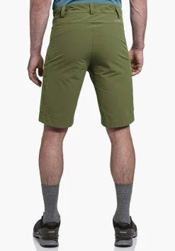 MEN SCHÖFFEL Pants Short<Water repellent hiking shorts grün