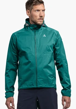 MEN SCHÖFFEL Bike<Waterproof & breathable bike jacket orange