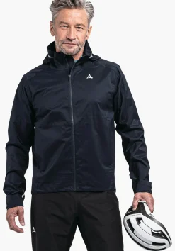 MEN SCHÖFFEL Bike<Waterproof & breathable bike jacket orange