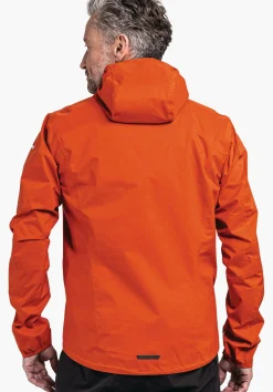MEN SCHÖFFEL Bike<Waterproof & breathable bike jacket orange