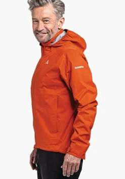 MEN SCHÖFFEL Bike<Waterproof & breathable bike jacket orange