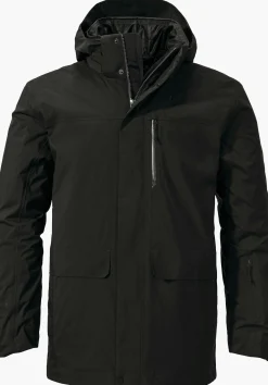 MEN SCHÖFFEL Travel/Leisure|Double Jackets<Waterproof and fashionable 3in1 parka green