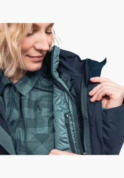 WOMEN SCHÖFFEL Travel/Leisure|Double Jackets<Waterproof and fashionable 3in1 parka rot