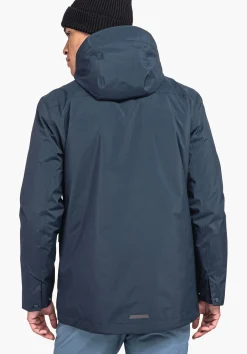 MEN SCHÖFFEL Travel/Leisure|Double Jackets<Waterproof and fashionable 3in1 parka green