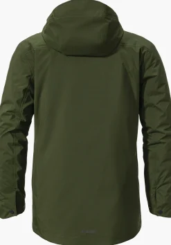MEN SCHÖFFEL Travel/Leisure|Double Jackets<Waterproof and fashionable 3in1 parka green