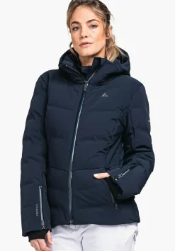 WOMEN SCHÖFFEL Skiing<Waterproof and warm down ski jacket blue