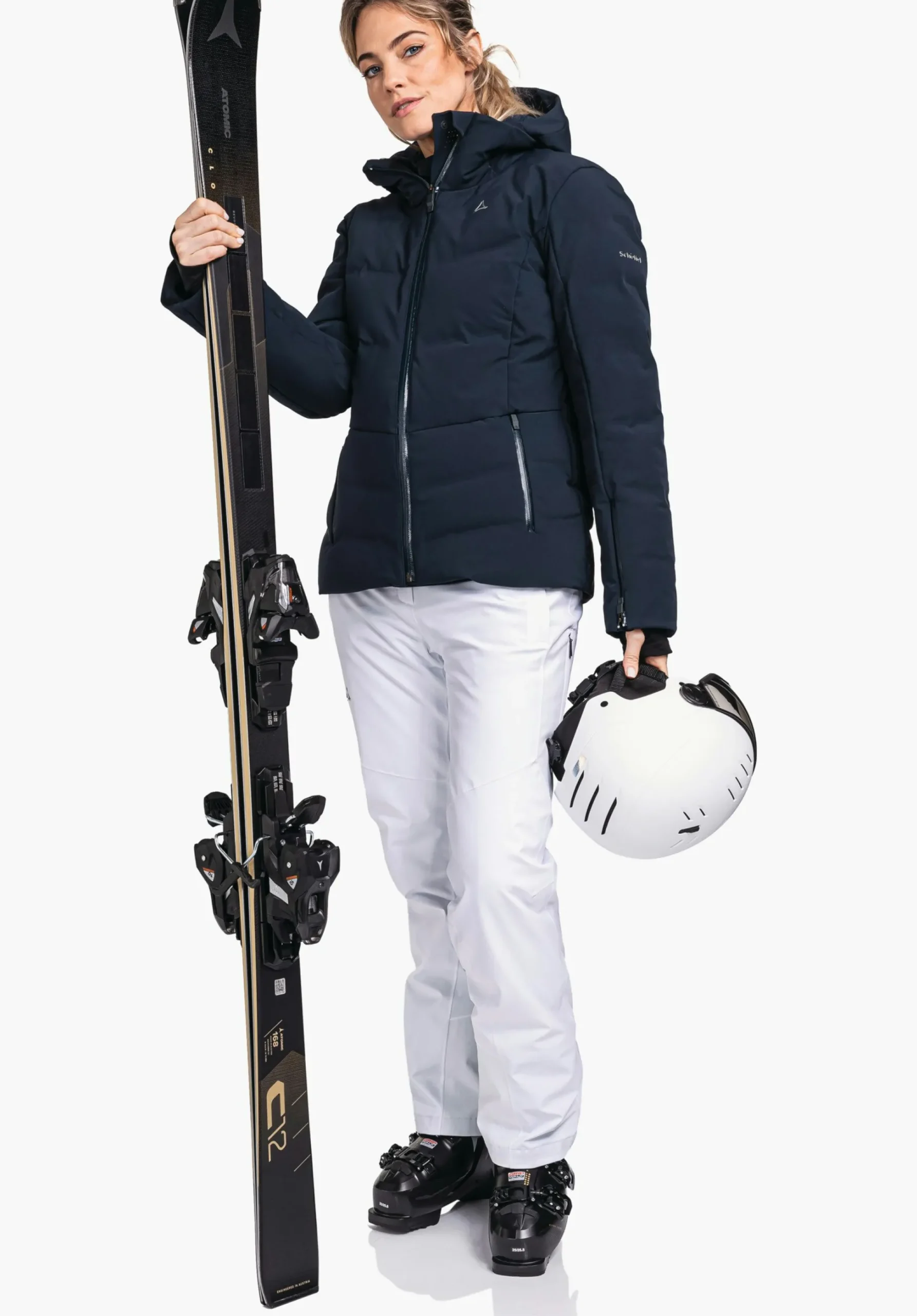 WOMEN SCHÖFFEL Skiing<Waterproof and warm down ski jacket blue