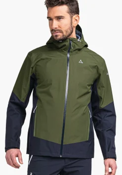 MEN SCHÖFFEL Trek & Hike|Outdoor Jackets<Waterproof hiking jacket for mountain fun red