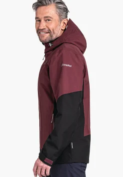 MEN SCHÖFFEL Trek & Hike|Outdoor Jackets<Waterproof hiking jacket for mountain fun red