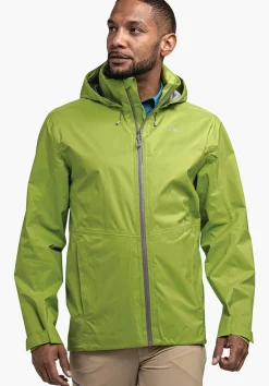 MEN SCHÖFFEL Outdoor Jackets<Waterproof jacket for hiking orange
