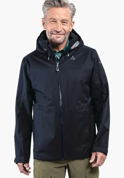 MEN SCHÖFFEL Outdoor Jackets<Waterproof jacket for hiking orange