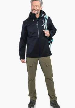 MEN SCHÖFFEL Outdoor Jackets<Waterproof jacket for hiking orange