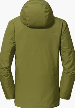 MEN SCHÖFFEL Parka / Coat|Outdoor Jackets|Trek & Hike<Waterproof jacket with padding inside orange