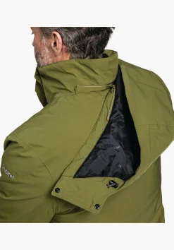 MEN SCHÖFFEL Parka / Coat|Outdoor Jackets|Trek & Hike<Waterproof jacket with padding inside orange