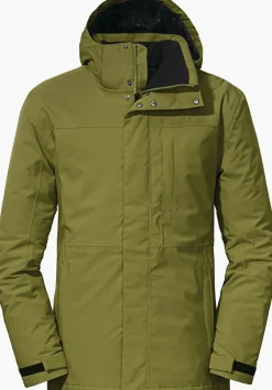 MEN SCHÖFFEL Parka / Coat|Outdoor Jackets|Trek & Hike<Waterproof jacket with padding inside orange