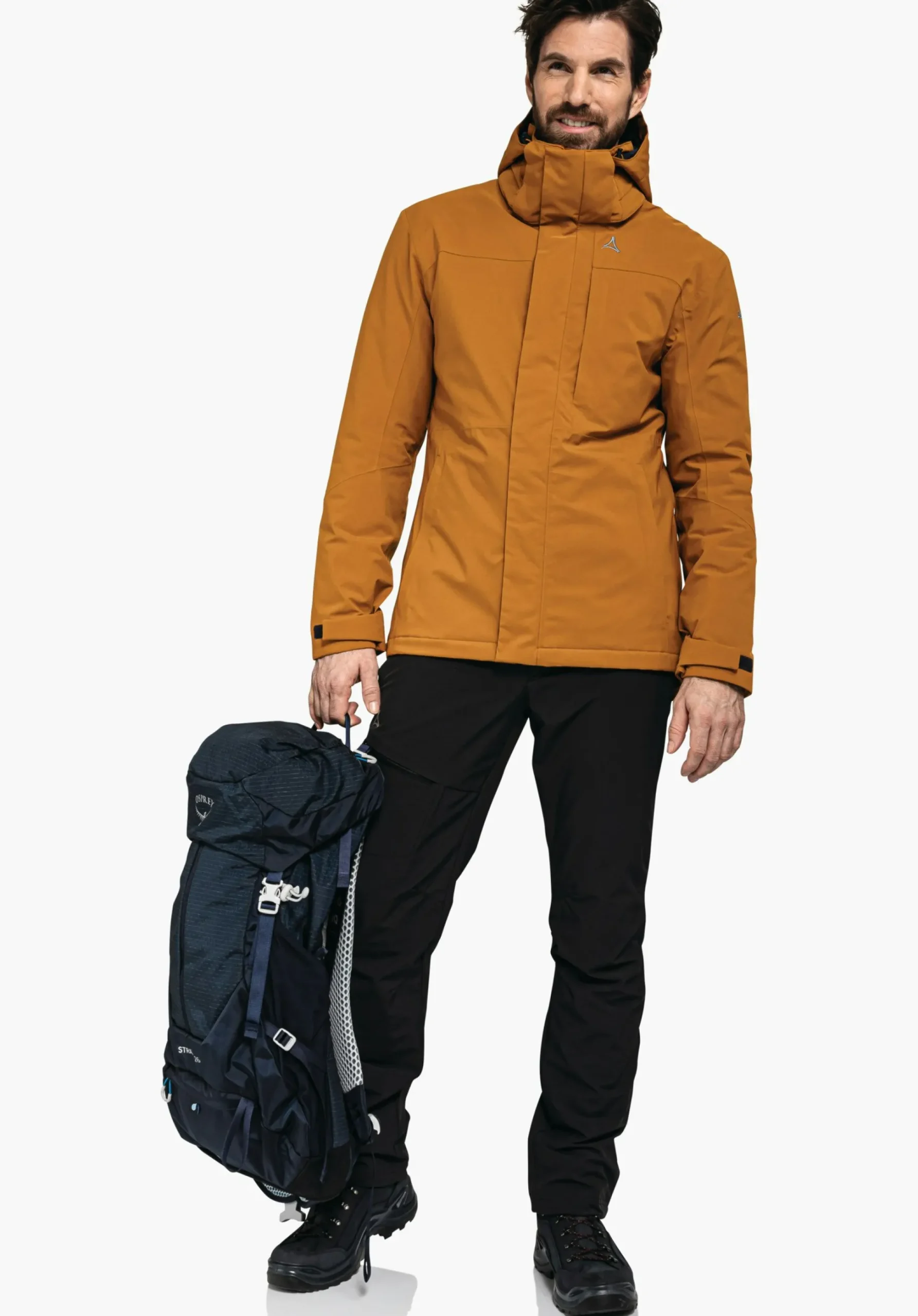 MEN SCHÖFFEL Trek & Hike|Parka / Coat|Outdoor Jackets<Waterproof jacket with padding inside orange