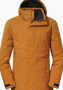 MEN SCHÖFFEL Trek & Hike|Parka / Coat|Outdoor Jackets<Waterproof jacket with padding inside orange
