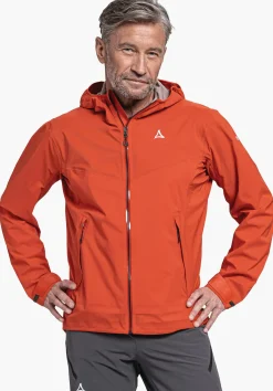 MEN SCHÖFFEL Bike<Waterproof mountain bike jacket orange