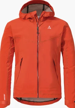 MEN SCHÖFFEL Bike<Waterproof mountain bike jacket orange