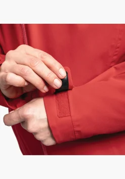 WOMEN SCHÖFFEL Outdoor Jackets<Waterproof padded hiking jacket red