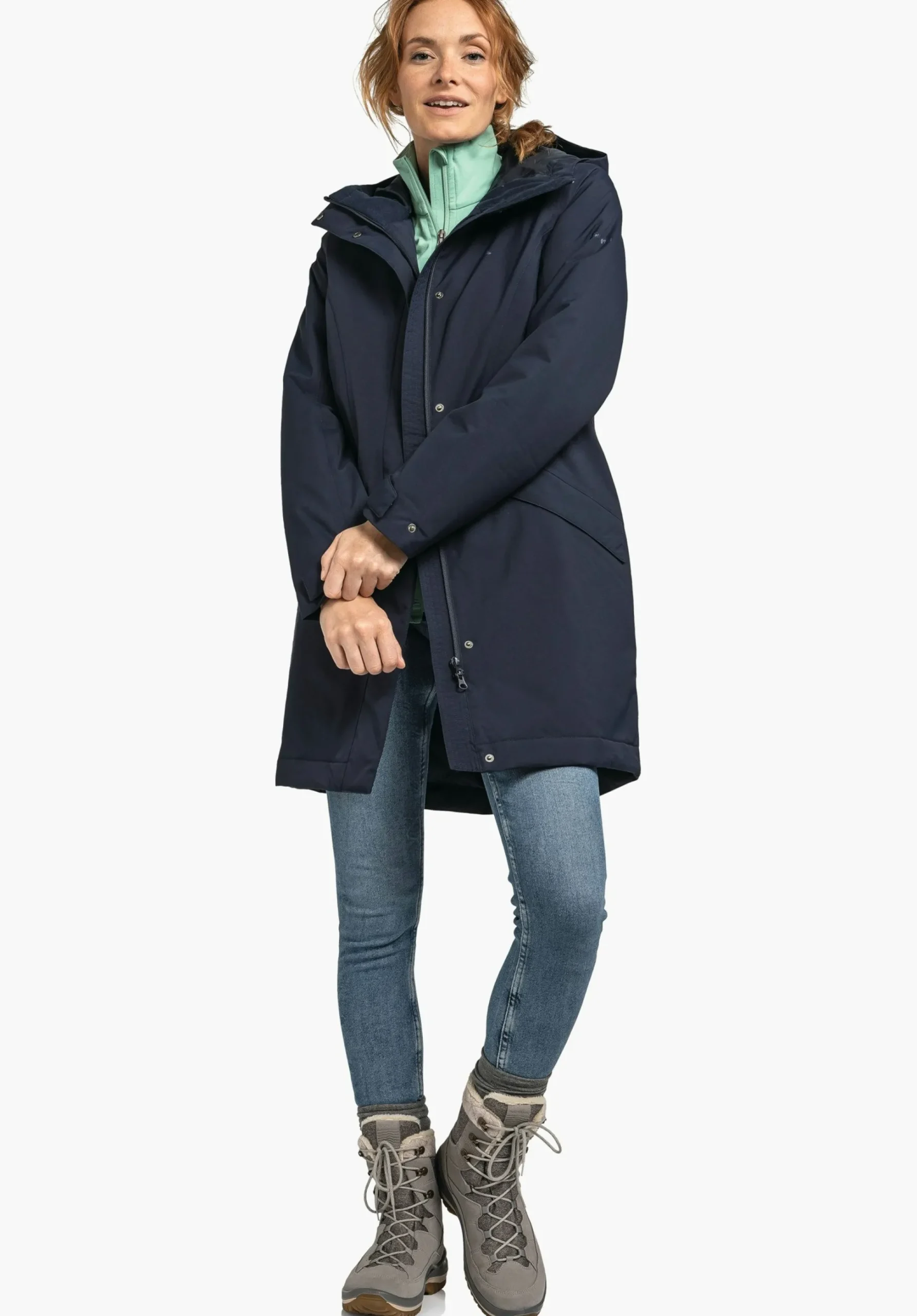 WOMEN SCHÖFFEL Trek & Hike|Outdoor Jackets<Waterproof parka for hiking rot